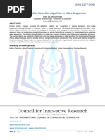 Council For Innovative Research: Efficient Motion Detection Algorithm in Video Sequences