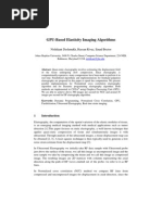 GPU-Based Elasticity Imaging Algorithms: Nishikant Deshmukh, Hassan Rivaz, Emad Boctor