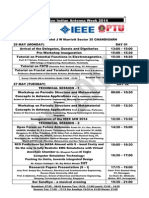 5 Edition Indian Antenna Week 2014: Session Tea 16:30 - 16:45 Dinner 21:00