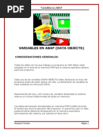 SAP: Variables en ABAP