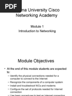 Module 1 - Introduction To Networking Presentation