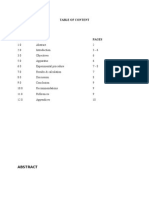 Table of Content