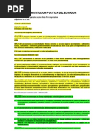 Constitución Titulo II Derechos en Ecuador