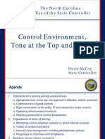 Control Environment Tone at The Top and Ethics