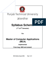 Punjab Technical University Jalandhar Syllabus Scheme