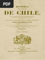 VII - Historia de Chile - Claudio Gay