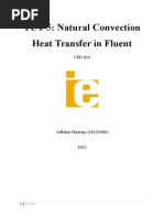  Natural Convection Heat Transfer in Fluent