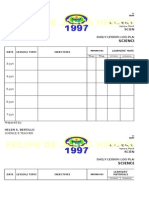 Daily Lesson Log Plan 2013