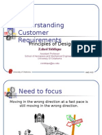 Understanding Customer Requirements: Principles of Design