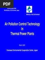 Air Pollution Control Technology in Thermal Power Plants: Overseas Environmental Cooperation Center, Japan