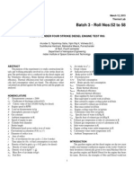 Batch 3 - Roll Nos:52 To 58: Multi Cylinder Four Stroke Diesel Engine Test Rig