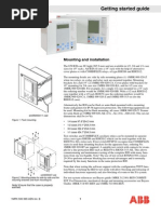 IED670 Getting Started Guide: Mounting and Installation