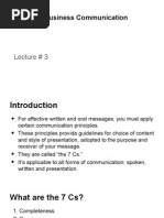 BC-3 (7 Cs of Business Communication)