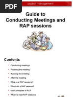 Conducting Meetings RAP Sessions