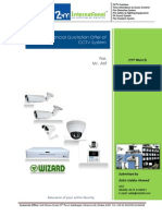 CCTV System Quotation Price Offer For Institute of Mr. Arif