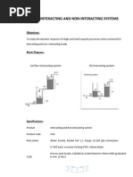 Interacting and Non Interacting System