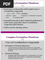 Complex Formation Titrations PDF