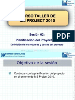 Curso Taller de MS Project 2010 - Planificación Del Proyecto (II)