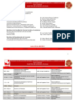 Agenda Visita de Pares Evaluadores - Acreditación de Alta Calidad Maestría en Economia Aplicada