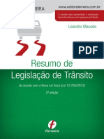 Resumo Legislacao Transito 2ed