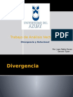 Análisis Vectorial: Divergencia y Rotacional