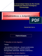 Antihelminticos e Antiprotozoários