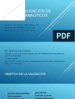  Validación de Métodos Analíticos