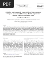 Lee & Mudawar 2008 Fluid Flow and Heat Transfer Characteristics of Low Temperature Two Phase Microchannel Heat Sink - P1