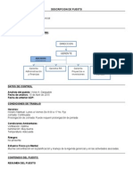 Descripción de Puesto - Modelo Molecular