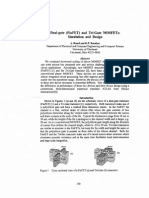 Dual Gate FinFET and Tri Gate MOSFETs Simulation and Design