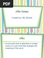 Affixes