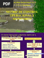 Matriz de Control Operacional