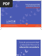 Guía de Psicomotricidad y Educación Física en La Educación Secundaria