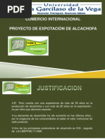 Exportacion de Alcachofas