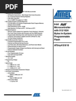 Hoja de Datos Atmel Bajo Consumo