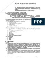 Medium Voltage Capacitor Bank Specifications