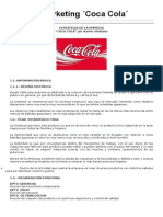 Plan de Marketing Coca Cola