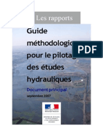 Guide Methodologique Pour Le Pilotage Des Etudes Hydroliques - 2007