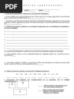 Examen Adecuación Primer Bimestre Sexto Grado