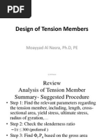 Lect4 Design of Tension Members