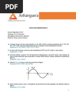 Lista de ExercÃ-cios 1 - Eletricidade Aplicada