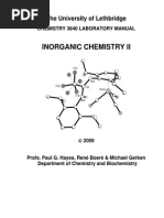 Chem 3840 Lab Manual - 2009