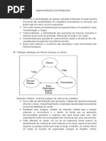 Resumo - Administração Da Produção