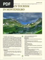 Mountain Tourism in Montenegro