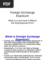 Foreign Exchange Exposure