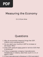 CH 13 Measuring The Economy