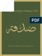 Laws of Sadqa Fitr by Muhammad Aftab Qasim Noori