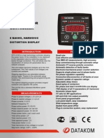 Power Factor Controller: 8 Banks, Harmonic Distortion Display