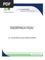 Discrepancia Fiscal