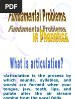 Places of Articulation